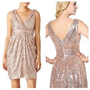 Badgley Mischka Collection sequin dress